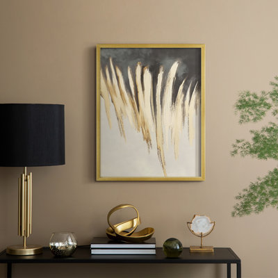 Paysages de la série Lxxix - reproduction encadrée de qualité supérieure - prête à être accrochée - aucun clou requis