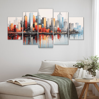 Naya - New York City Wall Art For Living Room 5 Piece