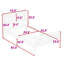 Lit plateforme simple en bois avec tête et pied de lit-770608410