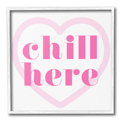 Chill Here with Heart Giclee Art by Lil' Rue