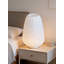Lampe de table japonaise en papier de riz, lampe de chevet de style Wabi-Sabi avec éclairage ambiant doux pour la chambre à coucher, le bureau ou la décoration de bureau