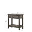 Table de chevet 1 tiroir rustique gris