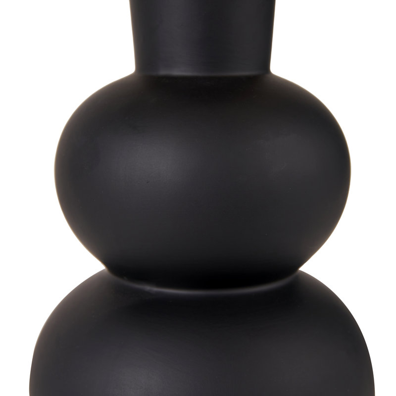 Rivoli Ceramic Table Lamp, Black