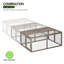 Cage à poulailler pliable en bois Leithow-873793491