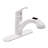 MOEN Renzo Spot Resist Stainless 9 in. H Pull Out Sprayer Kitchen Faucet with 360° Spout Swivel and PowerClean-9246231