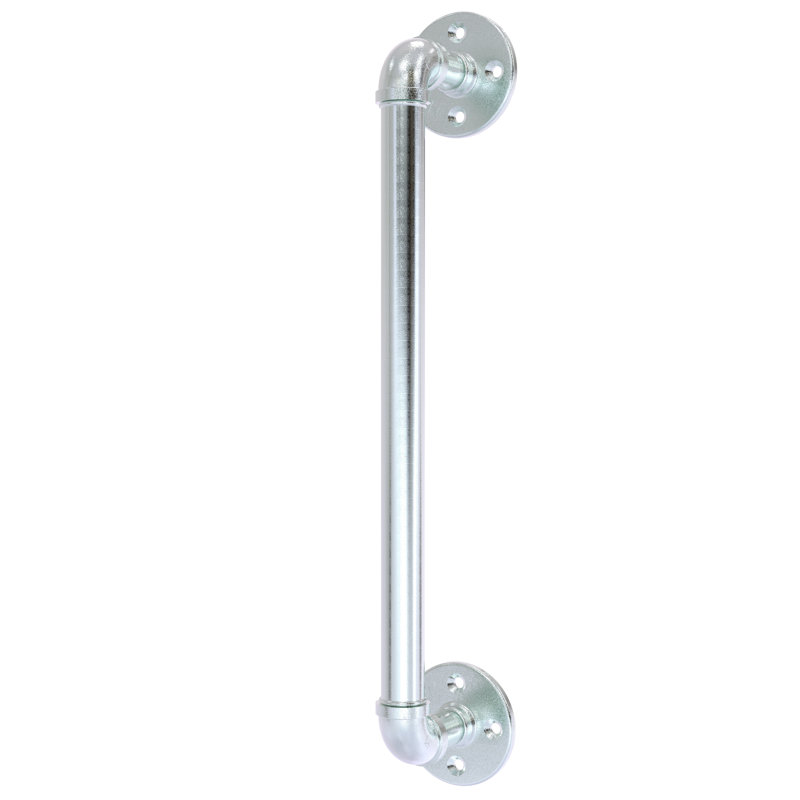 Poignée barre barre centrale Bayer, Chrome poli, 18"