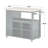 Haysi Solid Wood Top Kitchen Cart-54108878