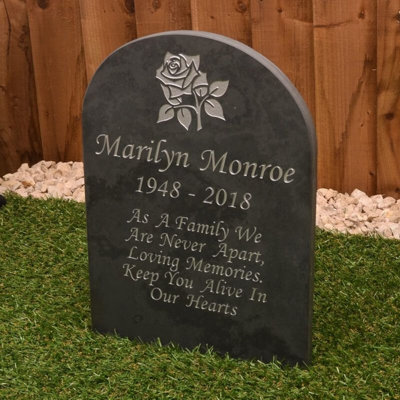 Berube Stone No Theme Memorial Plaque/Stone
