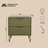 Rockefeller 20" Mid-Century Modern 2-Drawer Nightstand-958294313