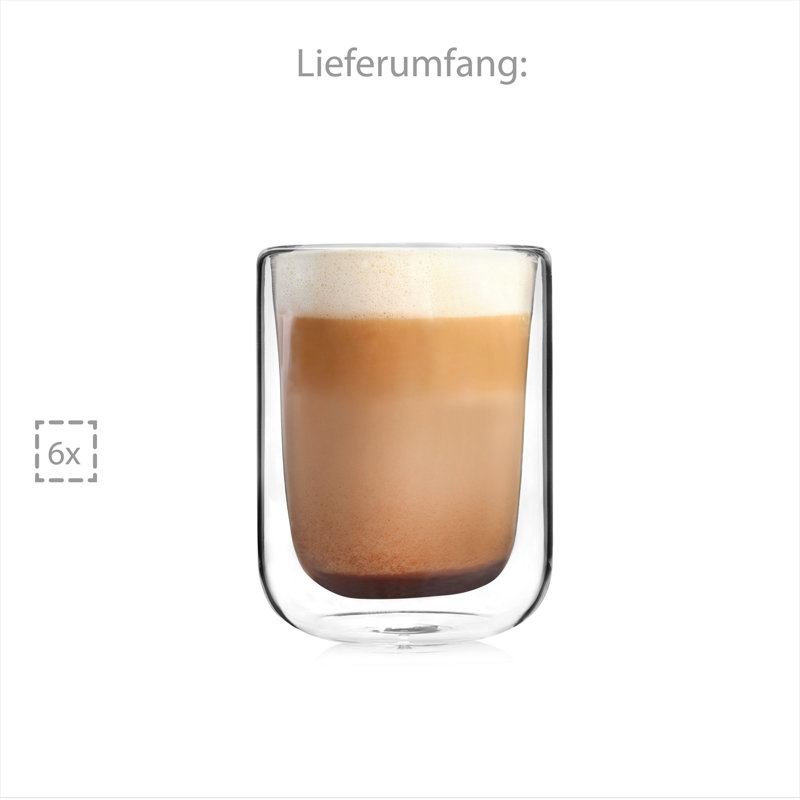 Cappuccino 400ml Double Wall Glass
