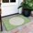 Machine Washable Indoor/Outdoor Chantille ACN994 Green Area Rug-46704167