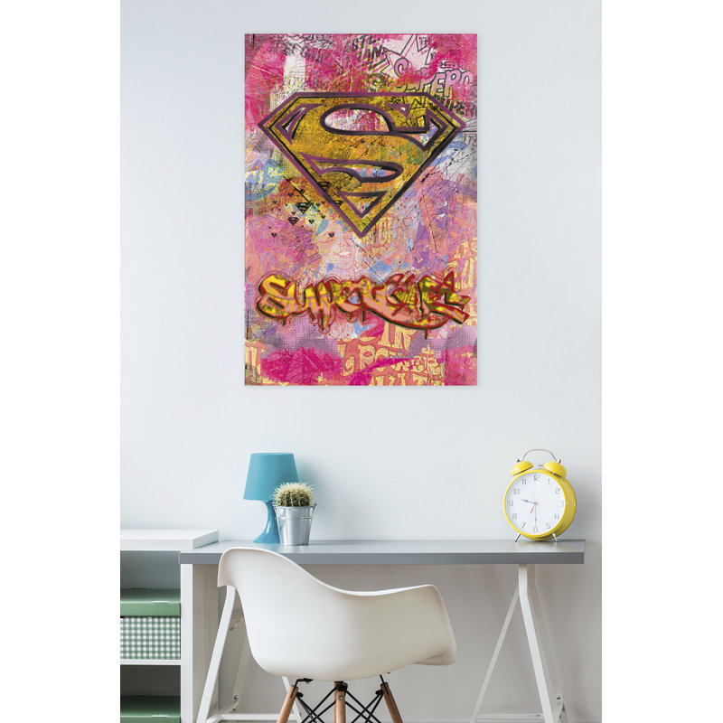 Impression sur papier supergirl