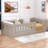 Wooden Platform Bed With Semi-enclosed Fence-546495254