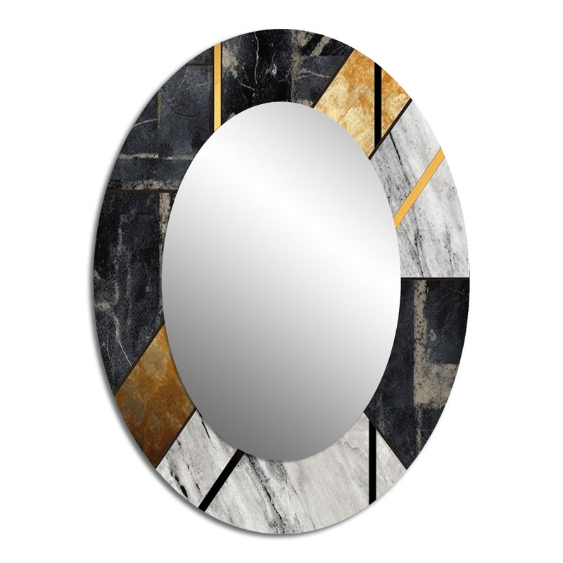 Koeller - Abstract Metal Mirror, 40" x 30"
