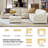 Terencio 132" Modern Modular Storage Sectional Sofa with Hassle-free Assembly -1735248