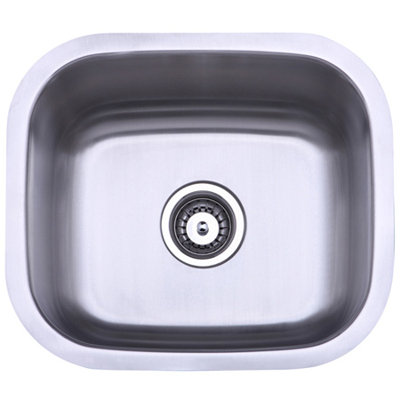 13.88" L x 13.5" W Undermount Single Bowl Kitchen Sink