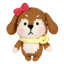 Chien Amigurumi DIY Kit au crochet Wizardi F07N8-M51
