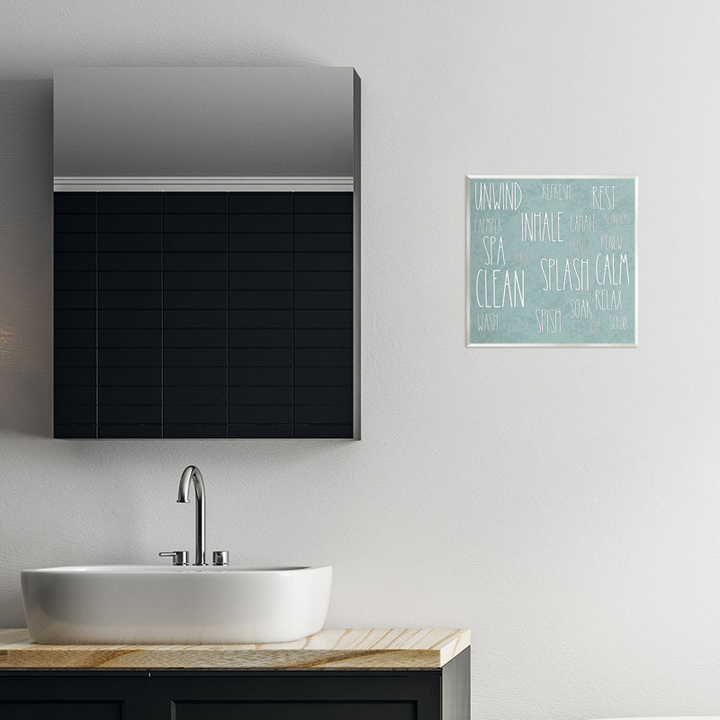 «Calm & Relaxing Bath», plaque murale par Matthew Piotrowicz
