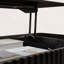 Table basse carrée cannelée à plateau relevable de 31,5 po avec rangement dissimulé et tablette inférieure-665459862-687227197
