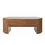 Table basse relevable avec compartiment caché, table ovale moderne-552500652