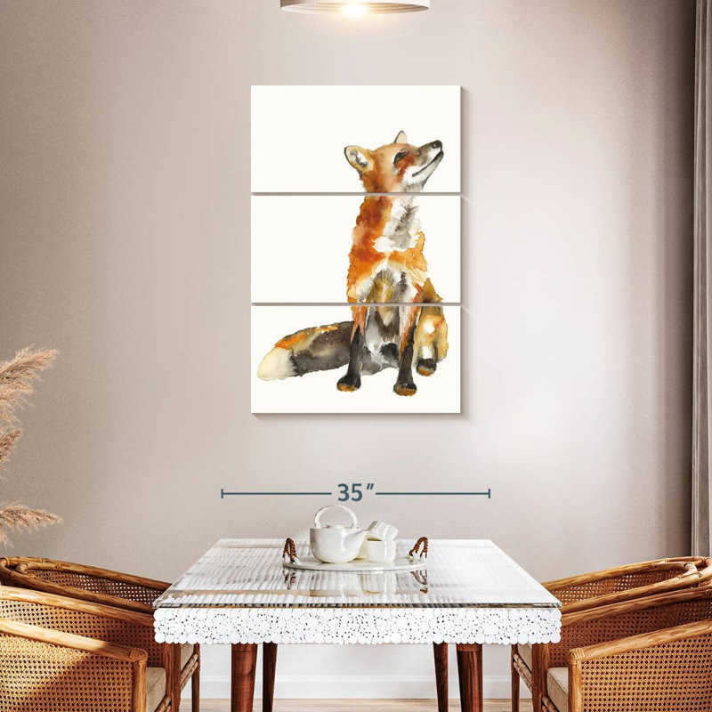 Brampt Sly Fox I, 45" H x 28" W