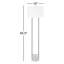 Lampe sur pied 65,5 "Arie