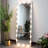 Full Length Mirror with Lights Full Body Vanity Mirror with 3 Colour Modes Lighted Standing Floor Mirror-106864612