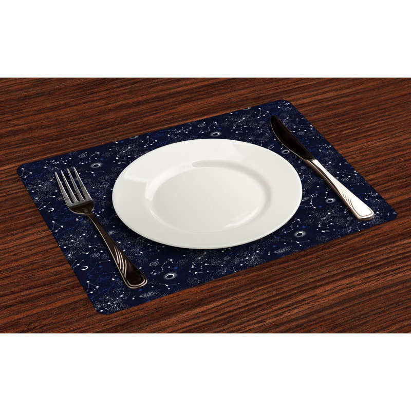 Polyester Abstract Rectangle Placemat