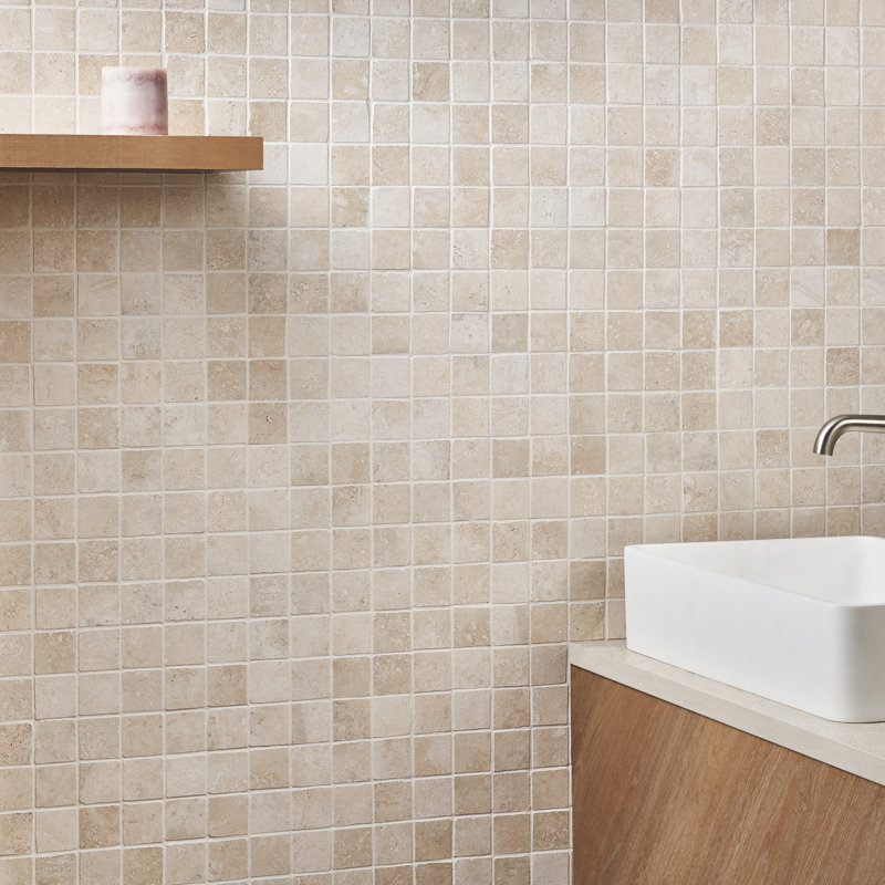 Carreau de mosaïque pour mur et plancher en porcelaine 2 po x 2 po Alcazar, Pergamo