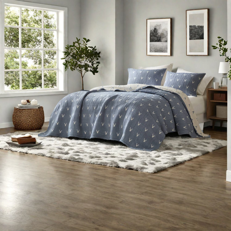 Rustic Elegance Bedding Sets, Polyester For Cozy Home Retreat
