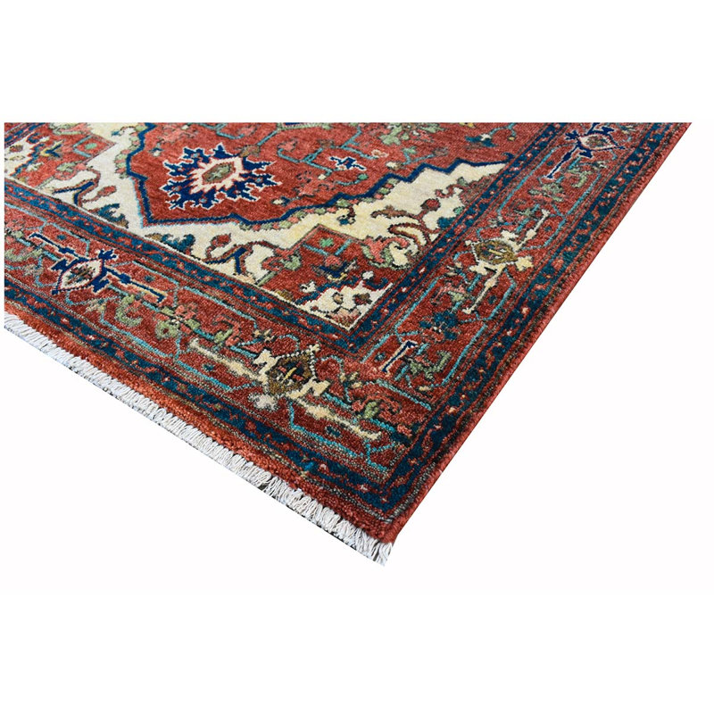 Elegant Handmade Wool Oriental Area Rug, Runner 2'6" x 10'
