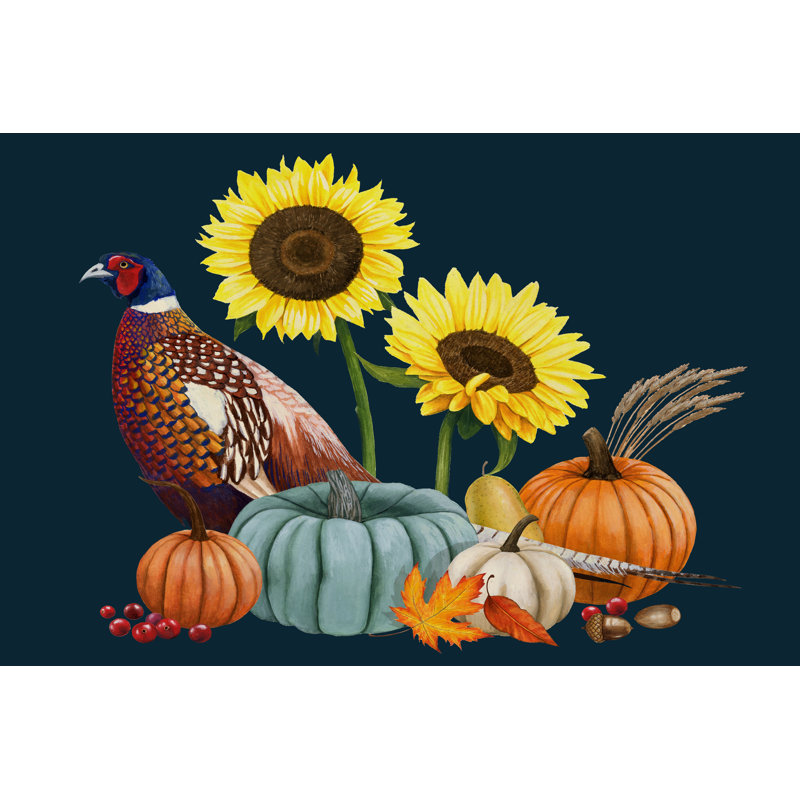 Pheasant Harvest II by Grace Popp - Wrapped Canvas Painting, 51cm H x 76cm W