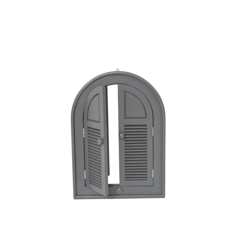 Caley Wood Flat Wall Mirror