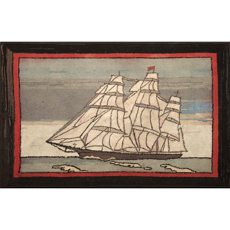 Tapis crocheté Artistique Antique