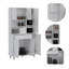 Armoire garde-manger à 1 tablette et 1 tiroir Tigard - blanc