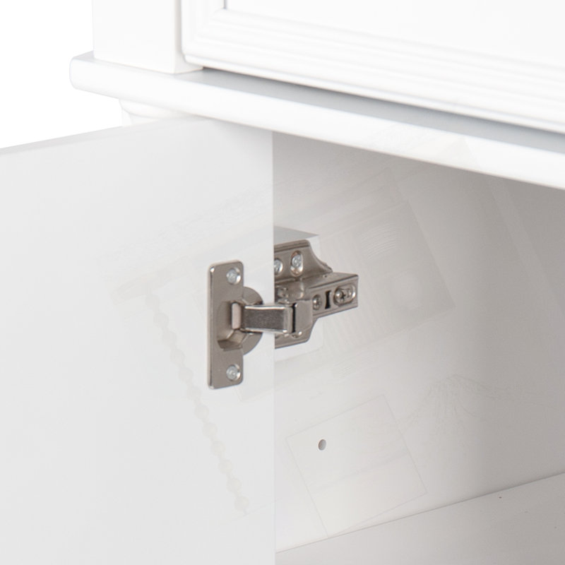 27.8" Bathroom Cabinet without Sink, White