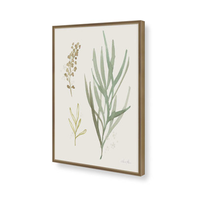 «Earthy Greens in Bloom III», reproduction