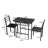 2 - Person Four Leg Dining Set-1844296607-1844296606