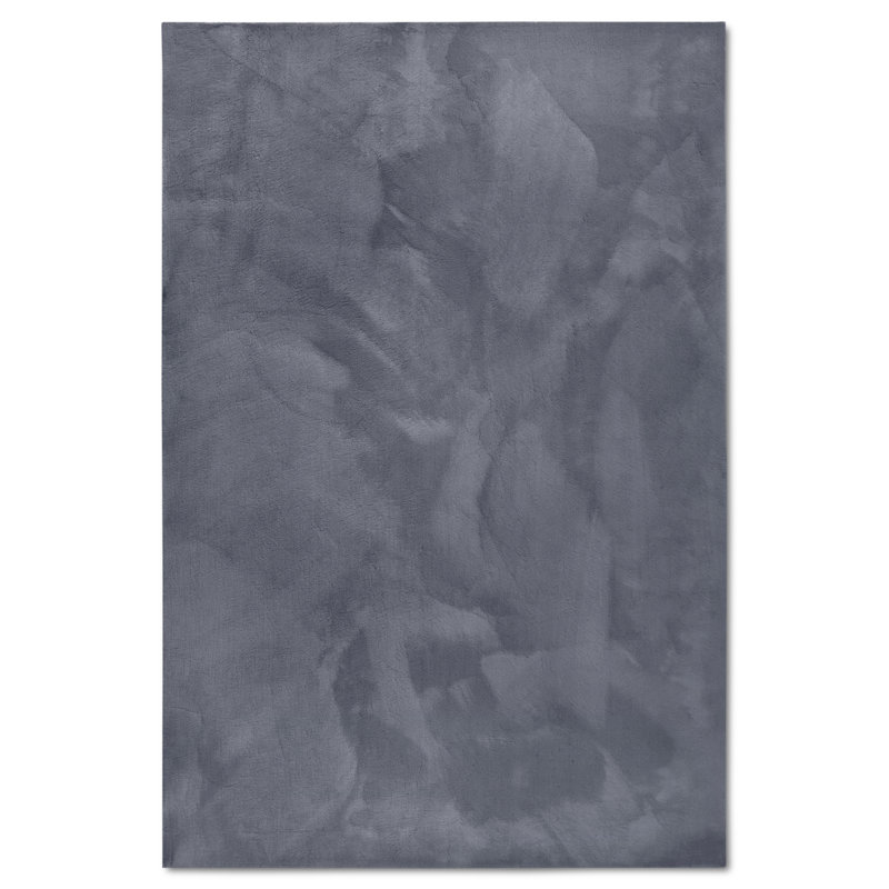 , Anthracite Leon high pile rug, Rectangular 200 x 290cm