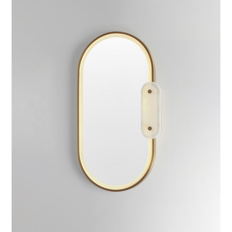 Stonewall Oval Lighted Mirror