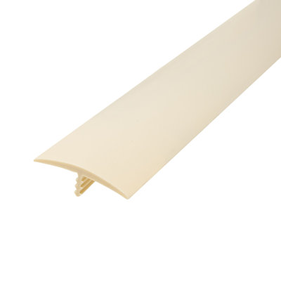 Outwater Plastic T Moulding 1 1/4 Inch Flexible Polyethylene Centre Barb Tee Moulding 25 Ft Coil