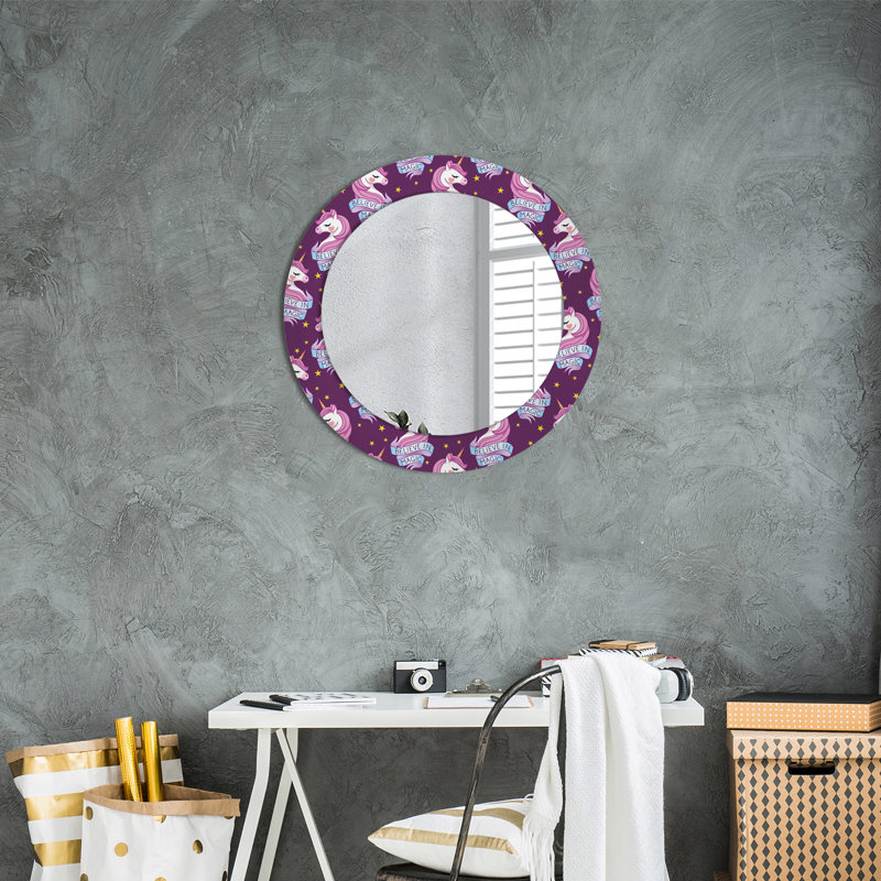 Huldar Glass Flat Wall Mirror