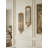 Gold Iron Bow-Top Mirrored Wall Sconce Set of 2 for Entryway and Bedroom Decor