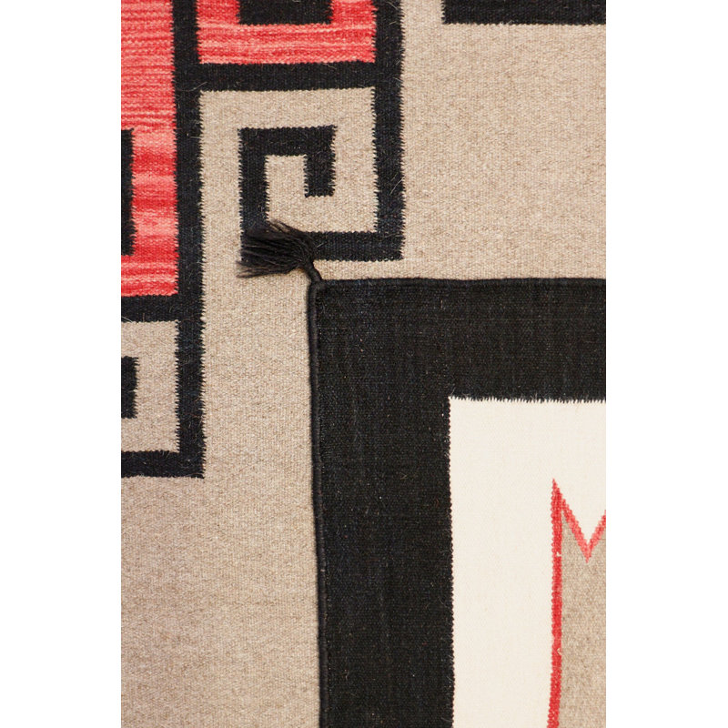 Canvello Reversible Wool Mocha Area Rug- 9'2'' X 11'9''