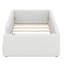 Lit plateforme tapissier avec garde-corps et station de charge-281628364