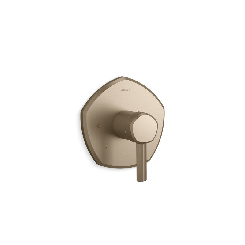 Occasion Thermostatic Valve Trim with Lever Handle, Brushed Bronze