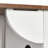 55.5 - Inch Kitchen Island With Drop Leaf, Sliding Barn Door, Adjustable Shelf, And Lockable Wheels For Dining Room Use Decor Convenience