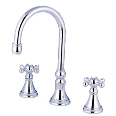 Madison Double Handle Deck Mounted Roman Tub Faucet