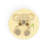 Dritz Recycled Cotton Koala Button, 18mm, Yellow, 9 Buttons