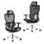 Chaise de bureau ergonomique en filet